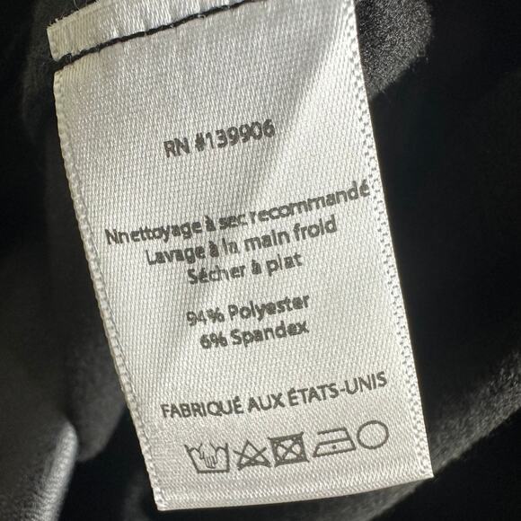 Ripley Rader Black Vegan Leather Straight Leg Pant: Cropped Size 3 (Medium) - Picture 6 of 11